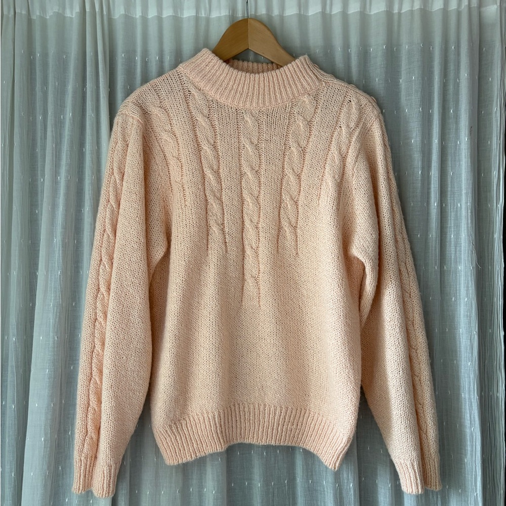 Vintage Partners by Mervyn's Cozy Cable Knit Sweater